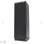  Ψυγείο - 400L - 4 ρυθμιζόμενα ράφια - Μαύρο